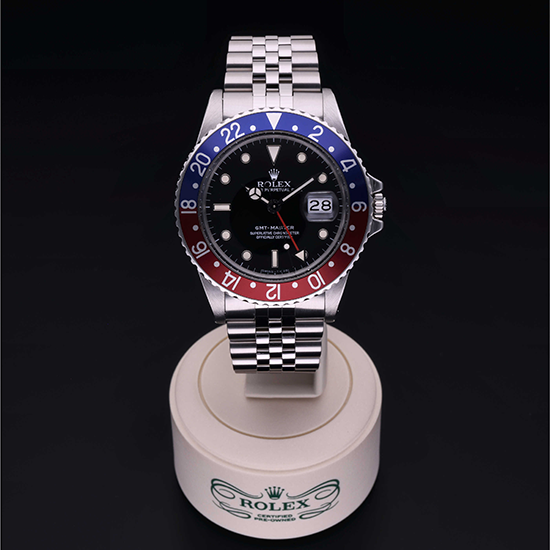 Rolex Certified Pre-Owned: Oyster Perpetual GMT-Master, 40 mm, in Acciaio,  1986, 16750