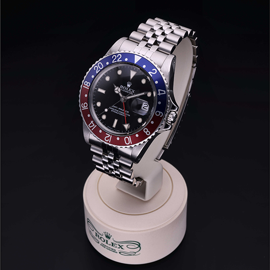 Rolex Certified Pre-Owned: Oyster Perpetual GMT-Master, 40 mm, in Acciaio,  1986, 16750