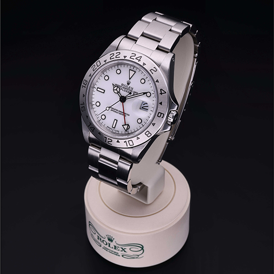 Rolex Certified Pre-Owned: Oyster Perpetual Explorer II, 40 mm, in Acciaio,  1997, 16570