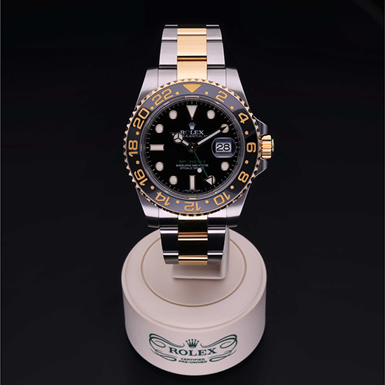 Rolex Certified Pre-Owned: GMT-Master II, 40 mm, in Acciaio/oro G,  2015, 116713LN