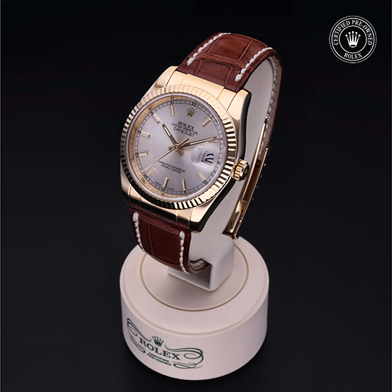 Rolex Certified Pre-Owned: Oyster Perpetual  Datejust 36, 36 mm, in Oro 18 CT.G,  2005, 116138