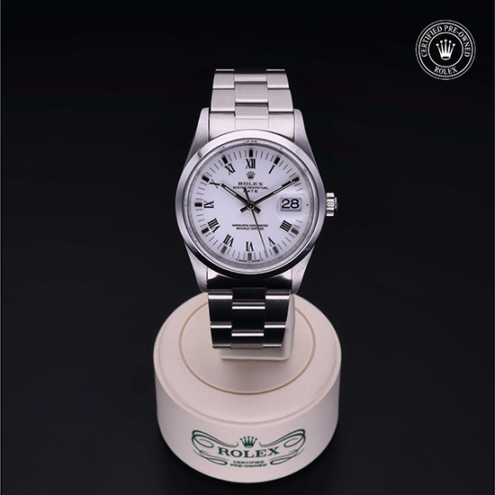 Rolex Certified Pre-Owned: Oyster Perpetual  Date 34, 34 mm, in Acciaio,  1996, 15200
