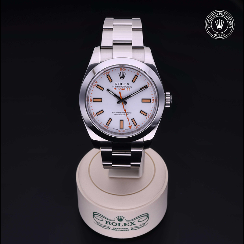 Rolex Certified Pre-Owned: Milgauss, 40 mm, in Acciaio,  2012, 116400