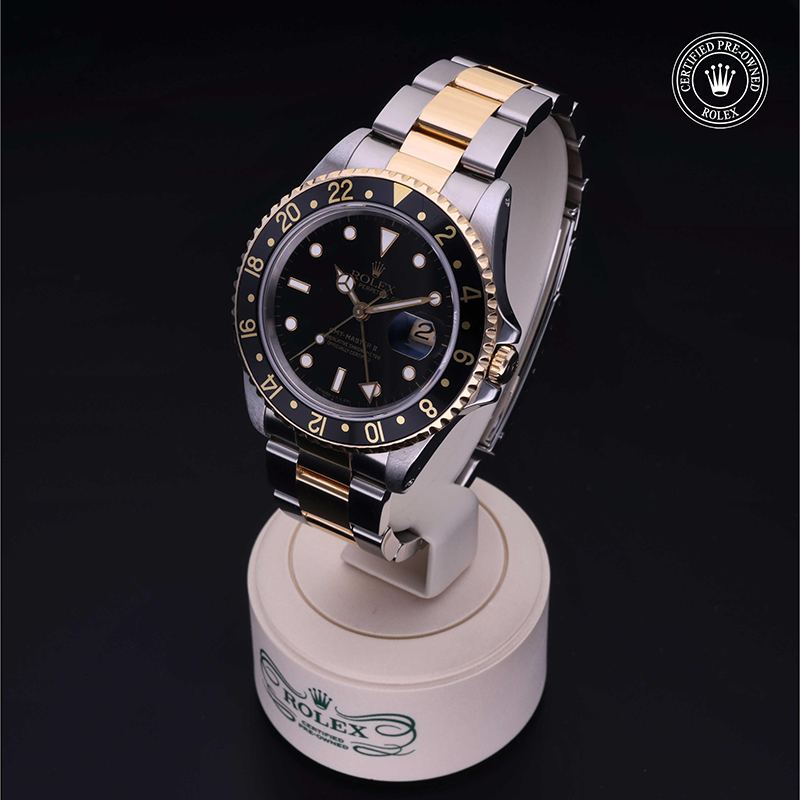 Rolex Certified Pre-Owned: Oyster Perpetual  GMT-Master II, 40 mm, in Acciaio/oro G,  1992, 16713LN