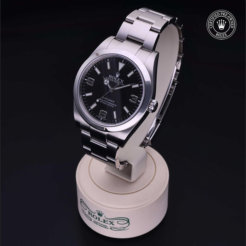 Rolex Certified Pre-Owned: Explorer, 39 mm, in Acciaio,  2014, 214270