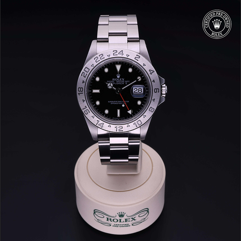 Rolex Certified Pre-Owned: Oyster Perpetual Explorer II, 40 mm, in Acciaio,  1998, 16570