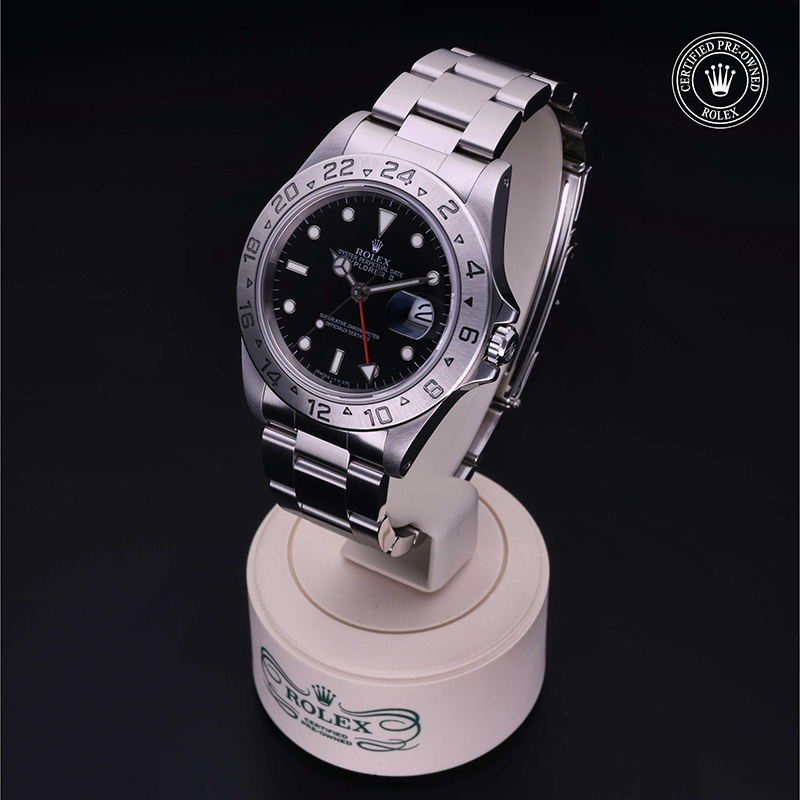 Rolex Certified Pre-Owned: Oyster Perpetual Explorer II, 40 mm, in Acciaio,  1998, 16570