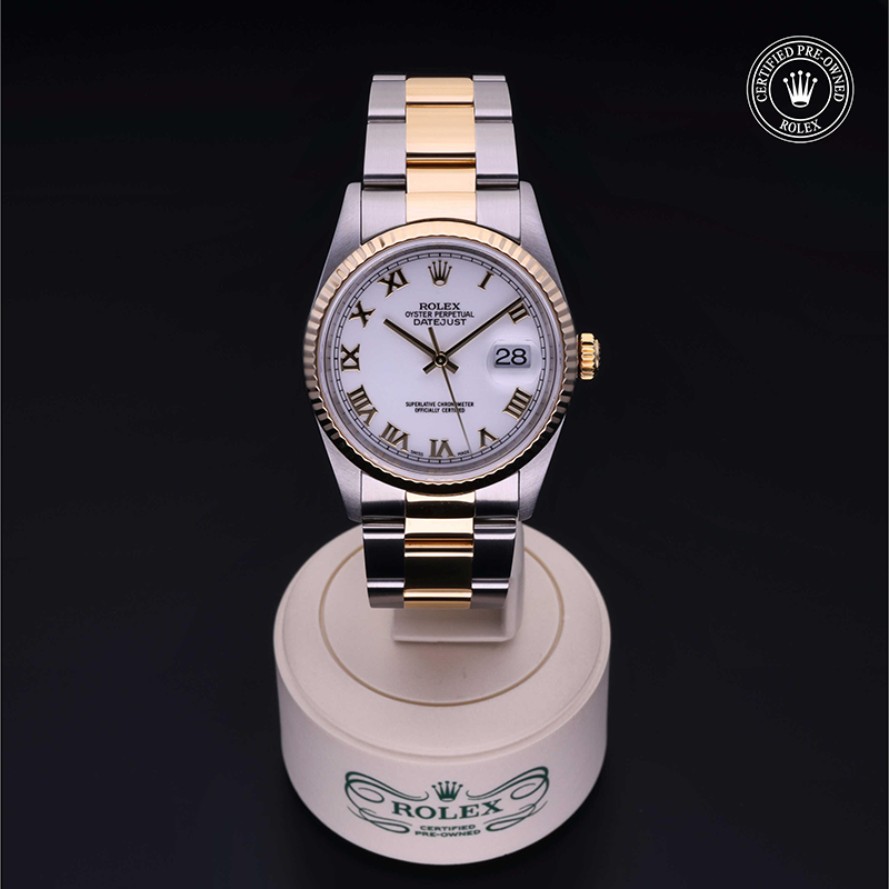 Rolex Certified Pre-Owned: Oyster Perpetual  Datejust 36, 36 mm, in Acciaio/oro G,  2000, 16233