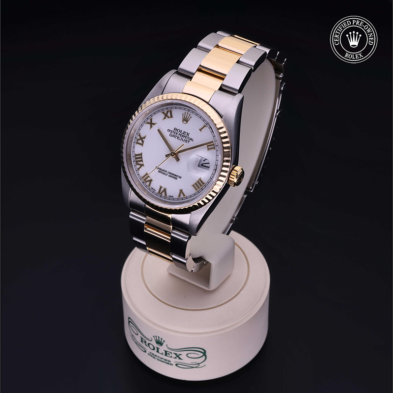 Rolex Certified Pre-Owned: Oyster Perpetual  Datejust 36, 36 mm, in Acciaio/oro G,  2000, 16233