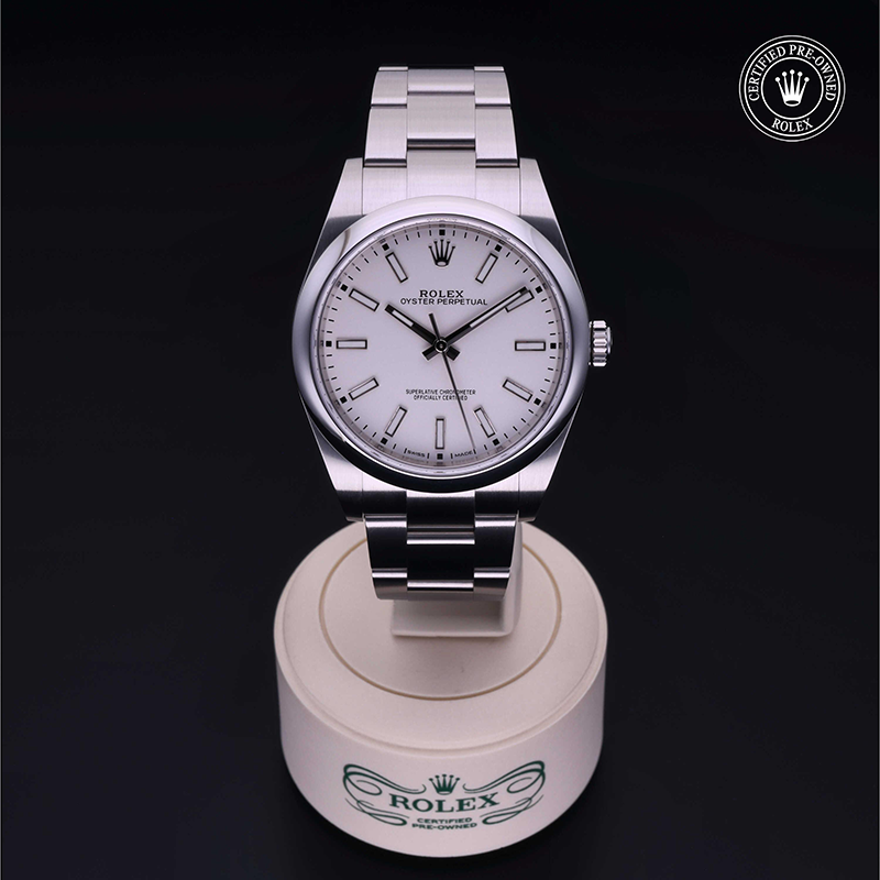Rolex Certified Pre-Owned: Oyster Perpetual 39, 39 mm, in Acciaio,  2019, 114300