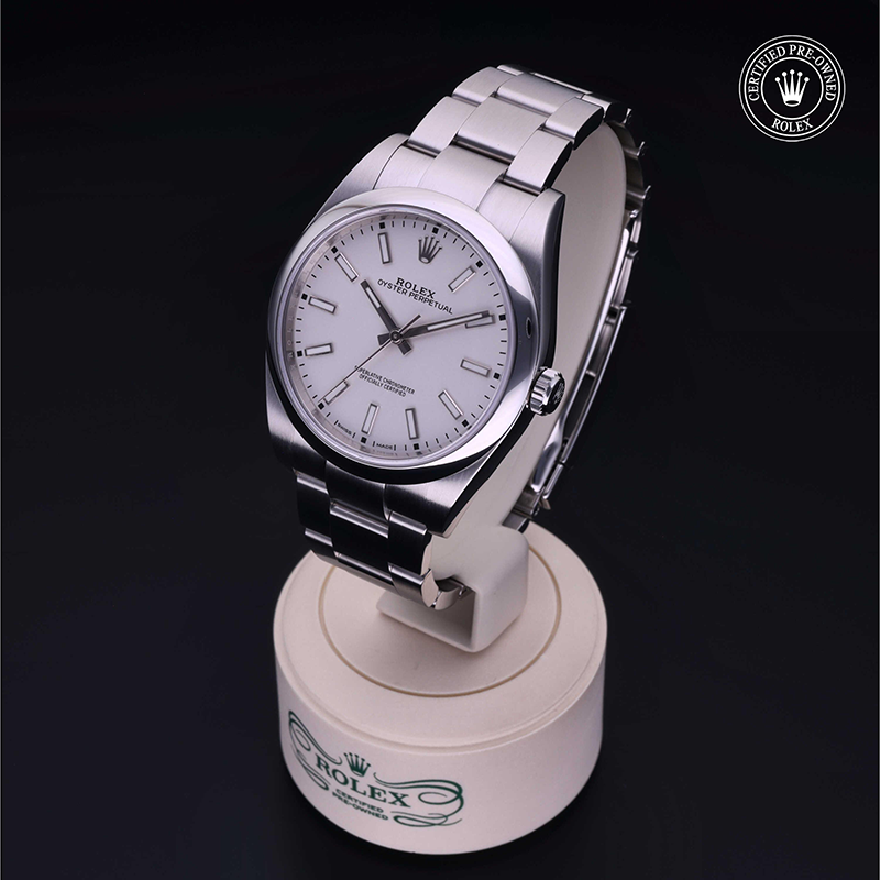 Rolex Certified Pre-Owned: Oyster Perpetual 39, 39 mm, in Acciaio,  2019, 114300