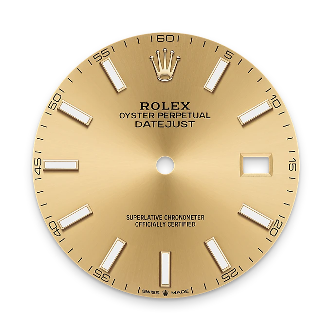 rolex M126333-0010   - Il quadrante color champagne