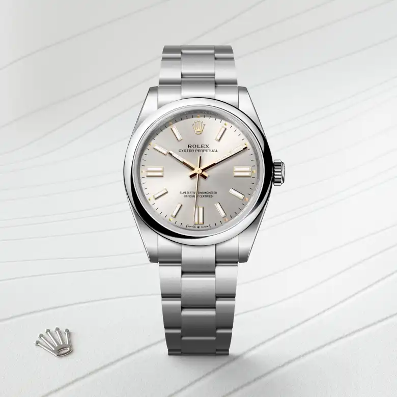 rolex M134300-0001   - Il quadrante argentato