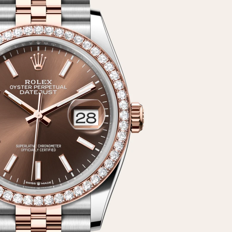 rolex M126281RBR-0031   - Lunetta con diamanti