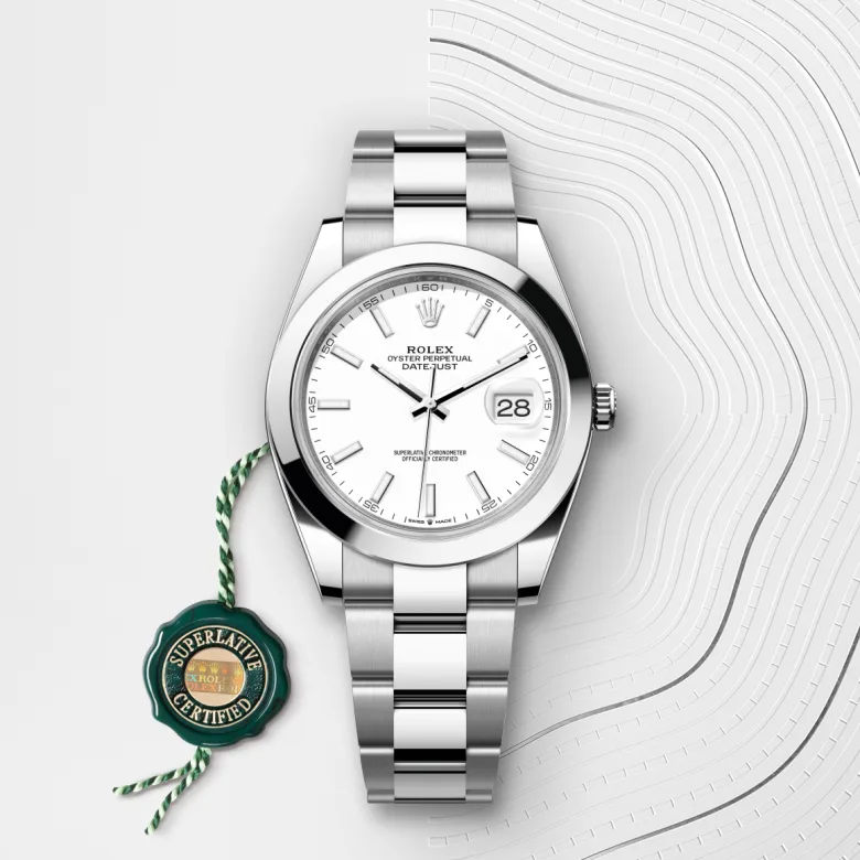 rolex M126300-0005   - Quadrante bianco