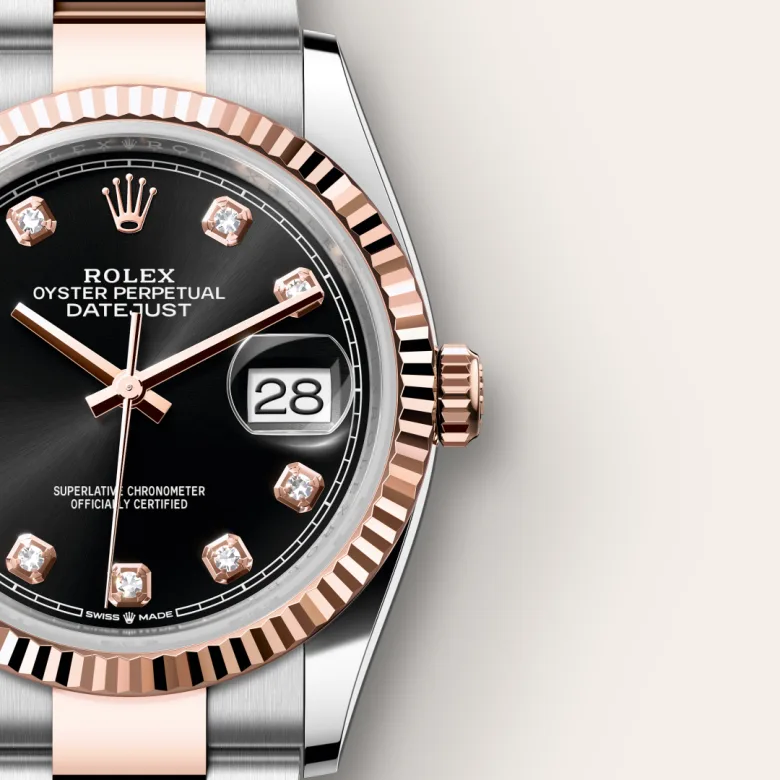 rolex M126231-0020   - Il quadrante nero vivo
