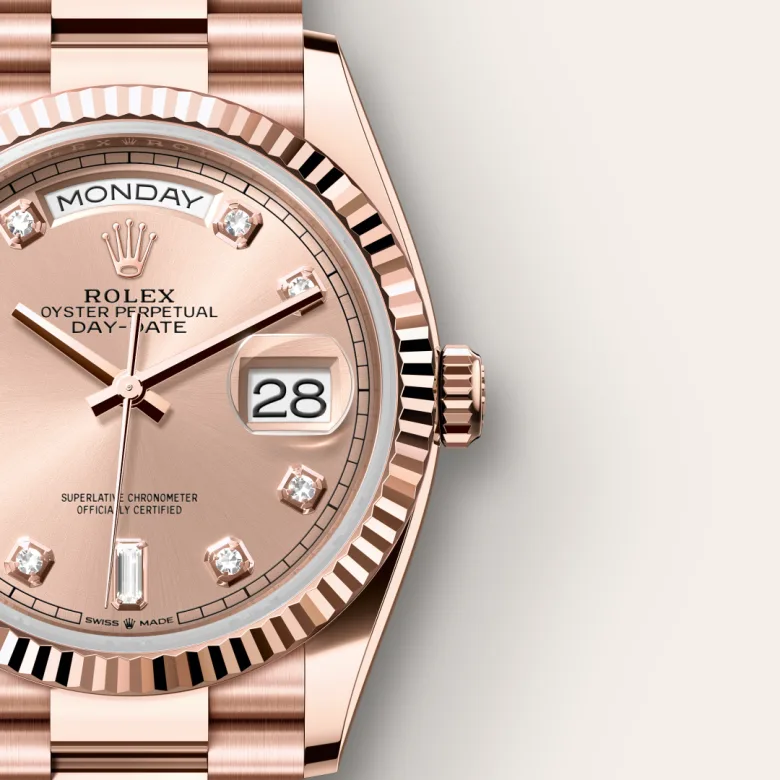 rolex M128235-0009   - Il quadrante color rosé
